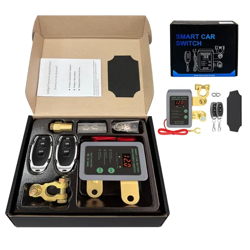 Miniatura 10 de Interruptor Inteligente de Desconexión de Batería de 12V con Control Remoto - Perfecto para Automóviles, Camiones, Casas Rodantes y Vehículos Todo