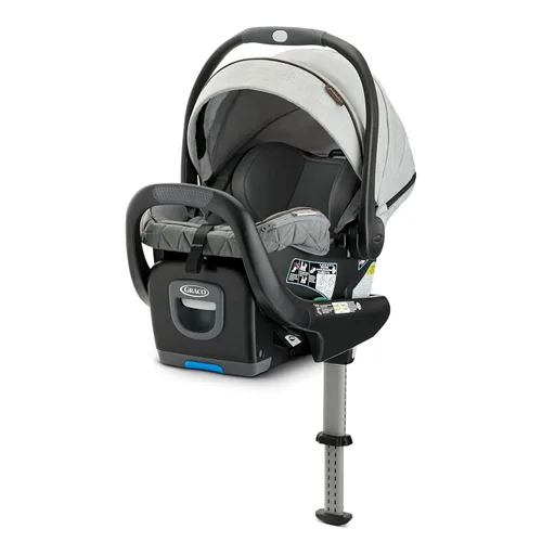 Graco Premier SnugRide SnugFit XT Asiento de Automóvil Infantil con Pata de Carga y Barra Anti-Rebote para Seguridad Extra, SnugLock Instalación