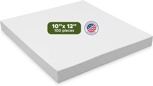 Miniatura 9 de Estabilizador Lavable Soluble en Agua 20,32 x 20,32 cm Piezas Cortadas para Bordado a Máquina y a Mano - Compatible con Bastidores 4x4 100 Hojas