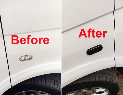 Miniatura 5 de Xinctai 2 luces LED dinámicas de señal de giro con lente ahumada compatible con VW Golf 4 Mk4 Gti R32 Jetta Passat B5 Lupo Polo Sharan Vento Fox