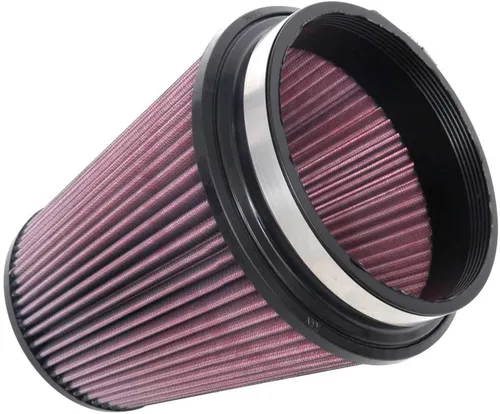 Miniatura 11 de K&N Filtro de aire universal con abrazadera original de alto flujo de por vida: alto rendimiento, premium, lavable: diámetro de la brida: 6