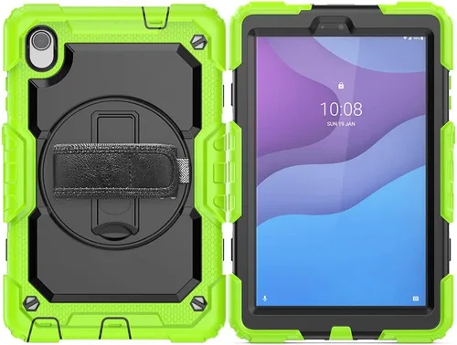 Miniatura 18 de Funda para Lenovo Tab M8 HD 8 pulgadas TB-8505F/8505X/8705F con protector de pantalla de grado militar a prueba de golpes resistente caso con Negro