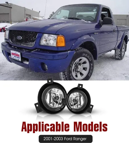 Miniatura 2 de Luces antiniebla para Ford Ranger 2001-2003 Asamblea de luz antiniebla 2 unids OEM reemplazo niebla lámparas