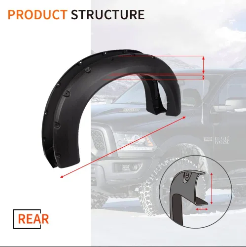 Miniatura 6 de G-PLUS Kit de guardabarros compatible con Ford F250 F350 Super Duty 1999-2007 (no compatible con modelos duales), cubierta protectora de rueda