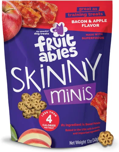 Miniatura 23 de Fruitables Skinny Mini golosinas para perros, golosinas saludables de batata para perros, bajas en calorías y deliciosas, para entrenamiento
