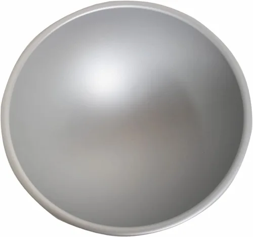 Miniatura 6 de SADYFON 8 x 4 pulgadas molde de esfera de pastel de media bola, molde de aluminio hemisferio de béisbol para hornear Bandeja hemisférica de 8 x 4