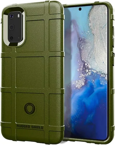 Miniatura 87 de EGO TACTICAL Rugged Shield Brand Solid Color TPU Phone Case for Samsung Galaxy S20 FE - OD Green Verde OD