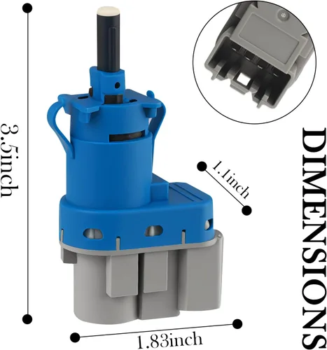 Miniatura 2 de Interruptor de luz de freno de automóvil OEM 4838697, interruptor de freno de 4 pines compatible con Mercury/Ford/Mazda/Lincoln, accesorios