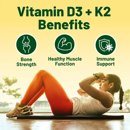 Miniatura 2 de Vegan Vitality Vitamina D3 K2 4000IU (100 mcg) con aceite de coco, 100% vitamina D vegana a base de plantas para veganos y vegetarianos - 60 cápsulas