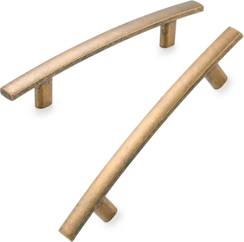 Miniatura 38 de KOOFIZO Paquete de 20 tiradores de bronce aceitado de 3 pulgadas para gabinetes de cocina, manijas de bronce frotado para gabinetes de cocina