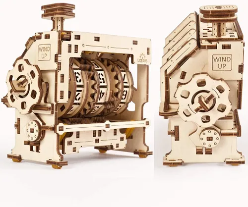 Miniatura 3 de UGEARS STEM Lab Math Series - Rompecabezas 3D educativos e ingeniería únicos con aplicación (contador)