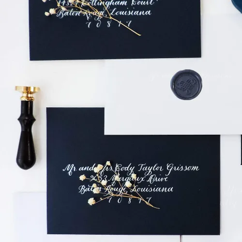 Miniatura 3 de UNIQOOO Varillas de Cera de Sellado Enviables con Pistola de Pegamento para Sello de Cera - Azul Marino, Ideal para Invitaciones de Boda, Sobres