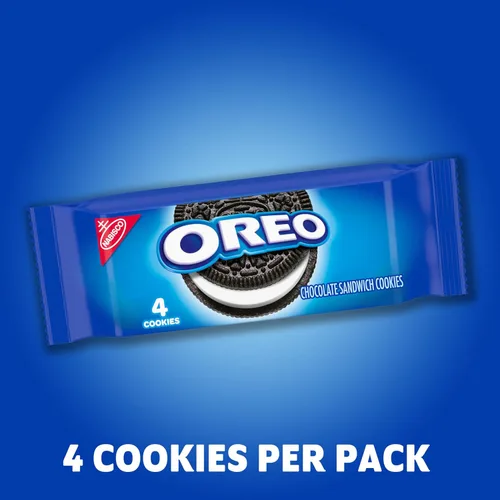 Miniatura 5 de OREO Galletas de sándwich de chocolate, 40 paquetes de aperitivos (4 galletas por paquete, 4 cajas)
