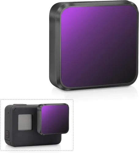 MRC ND4 - Filtro para GoPro Hero 5 6 7 Negro, AGC Optics Glass, 30 capas de revestimiento multiresistente, filtros de densidad neutra con