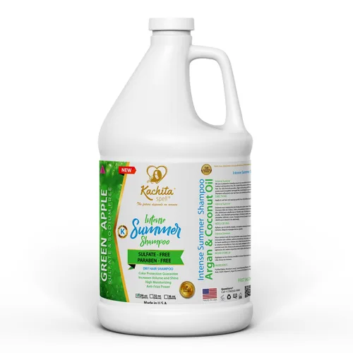 Miniatura 9 de Kachita Spell Nuevo Champú Hidratante Hidratante Intenso Verano Sin Sulfatos y Parabenos Para Cabello Seco Medio a Grueso, Color Tratado Hecho