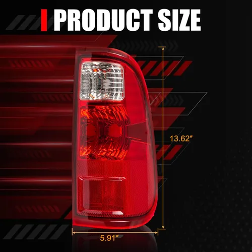 Miniatura 2 de RANSOTO Luz Trasera Compatible con Ford F250 F350 F-250 F-350 F450 F550 Super Duty 2008-2016 Luz de Freno Trasera Izquierda del Conductor y Derecha