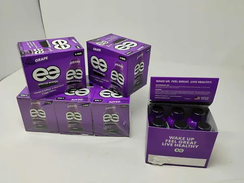 Miniatura 4 de Eternal Energy Premium Energy Shot (uva, 6 unidades, paquete de 6)