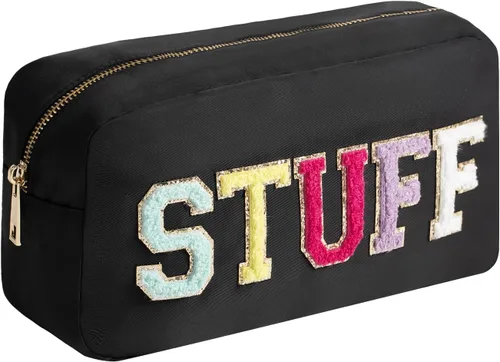 Miniatura 22 de Bolsa de maquillaje de viaje cosmética bolsa de maquillaje de aseo Orgnizer para mujeres, Sacos transparentes de color rosa intenso, Internacional