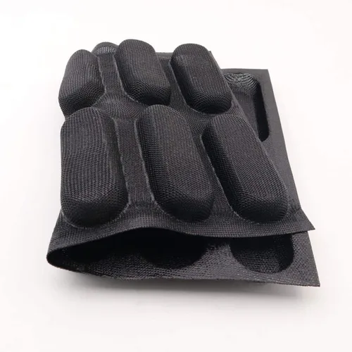 Miniatura 2 de Molde de pan francés perforado antiadherente de silicona, moldes para perros calientes, forros para hornear, molde de pan