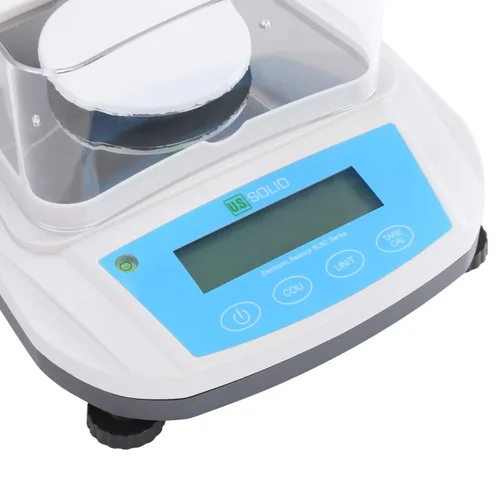 Miniatura 7 de U.S. Solid Báscula de laboratorio de precisión, 7.05 oz x 0.00 oz (1 mg), balanza analítica, conteo de piezas, interfaz USB y RS232, escudo de tiro