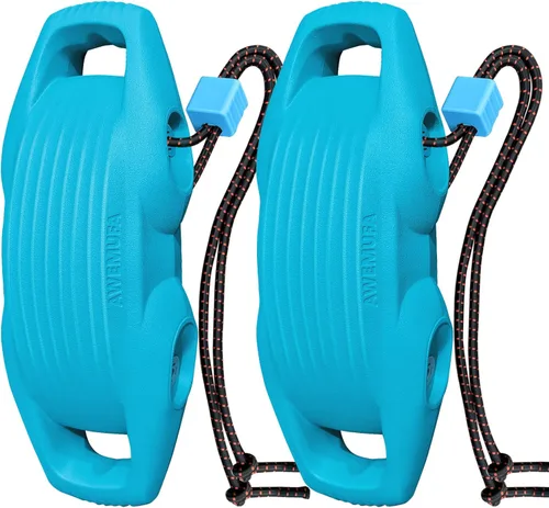Miniatura 12 de AWEMUFA Defensas de Barco Fáciles de Instalar Parachoques para Atraque Defensa Ideal para Pontón, Lobina, Moto Acuática y Barcos de Pesca Gris
