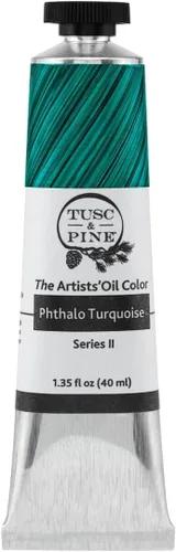 Miniatura 129 de Tusc & Pine Pintura al óleo Artist – Alizarin Crimson, 1.4 fl oz, sin amarilleo, consistencia rica y cremosa, carga máxima de pigmento, pinturas al