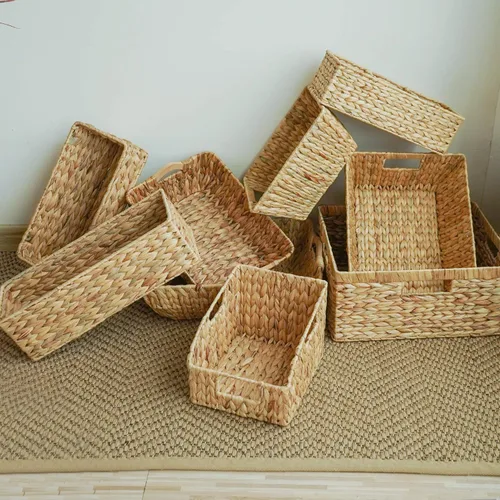 Miniatura 7 de StorageWorks - Cesta para tanque de inodoro para baño, cestas de almacenamiento de jacinto de agua para la parte superior del tanque de inodoro