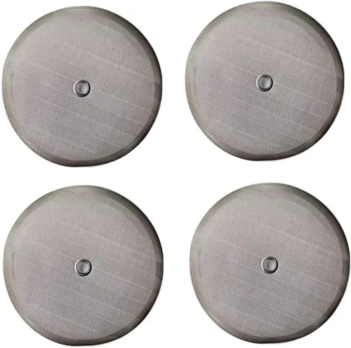 Miniatura 9 de Pantalla de prensa francesa universal de 4 pulgadas para prensa de café de 34 oz/8 tazas/33.8 fl oz, paquete de 4 filtros de repuesto con anillo