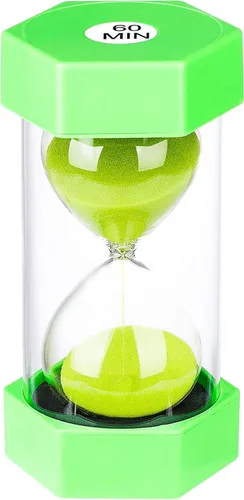 Miniatura 22 de SuLiao Temporizador de Arena de 30 Minutos: Reloj de Arena de Plástico de 30 Minutos, Extra Azul, Reloj de Arena Unificado, Temporizador de Arena
