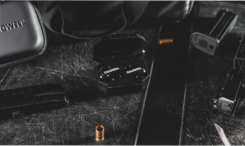 Miniatura 9 de Caldwell E-MAX Shadows 23 NRR - Protección auditiva electrónica con conectividad Bluetooth para tiro, caza y campo de tiro Negro