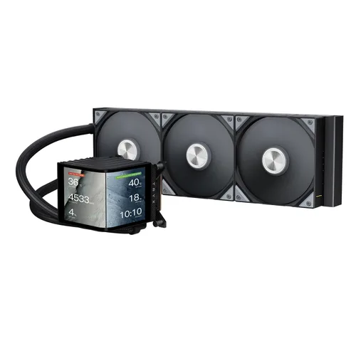 Miniatura 19 de TRYX Panorama 240 240 mm AIO 6.67'' AMOLED Pantalla en forma de L con efecto anamórfico 3D personalizable Enfriador AIO 240 mm 8ª generación Bomba