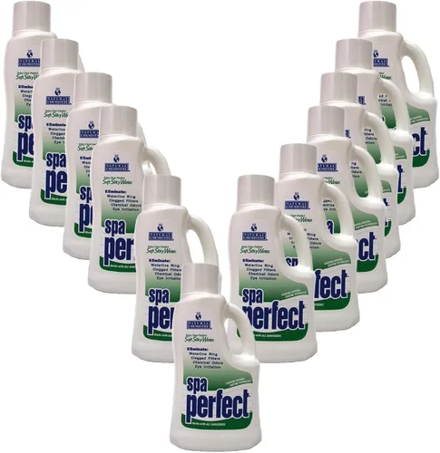 Miniatura 8 de Natural Chemistry Spa Perfect, 1 litro, hace que el agua se sienta suave y sedosa, elimina el anillo de la línea de flotación, los filtros