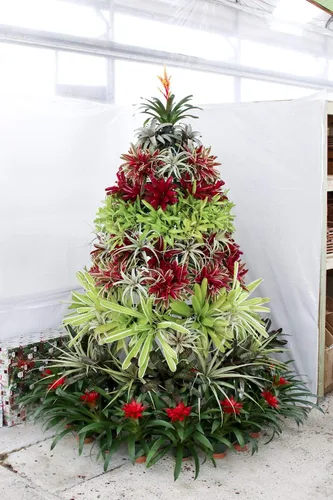 Miniatura 3 de Creative Displays - Estante redondo completo para árbol de Pascua de 106 FB, marco vertical independiente de jardín, ideal para flores de Pascua