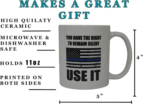 Miniatura 3 de Rogue River Tactical Taza de café divertida con el mejor oficial de policía, regalo de policía