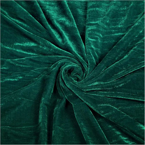 Miniatura 23 de MDS - Paquete de 5 yardas x 60 pulgadas de ancho, tela de terciopelo elástico por yarda para vestidos de boda, costura, tapicería, ropa, disfraces