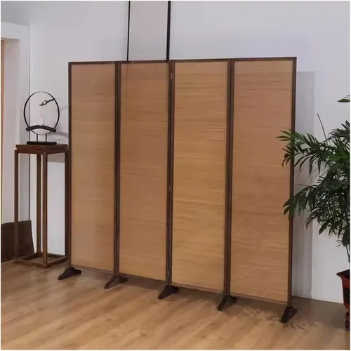 Miniatura 10 de 3 4 5 6 7 8 Panels Room Separator Freestanding Wall Divider for Office/Bedroom/Hotel, Foldable Room Divider Partition Privacy Screen, Wood
