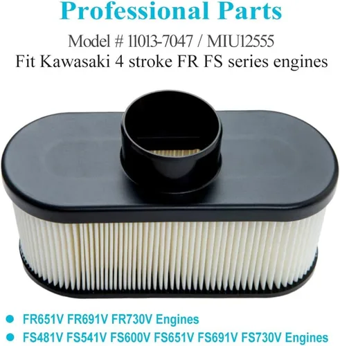 Miniatura 2 de HOODELL Kit de Afinación FR691V para Motor Kawasaki FR651V FR730V FS481V FS541V FS600V FS730V de Cortacésped Tractor, Reemplaza 49065-7007 Filtro