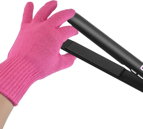Guantes profesionales resistentes al calor para peinar el cabello, guantes a prueba de calor, guantes de protección térmica para rizar la varita