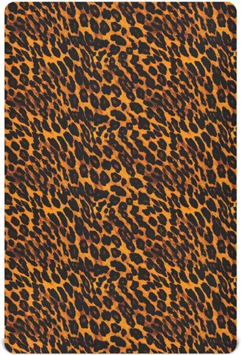 Miniatura 2 de Sábanas ajustables para cuna, estampado de animales, diseño de leopardo, para niño y niña, para colchón de niños pequeños, sábana de juego 21216604