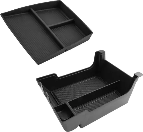 Miniatura 11 de LUWU Bandeja organizadora para consola central Ford Edge 2024 2020 2021 2022 2023 2024 Ford Edge SE/SEL/ST-Line/Titanio/ST, organizador de consola