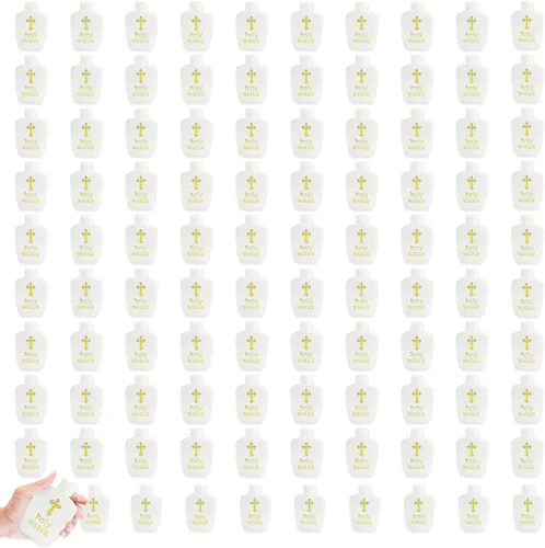 Miniatura 10 de 5 botellas de agua bendita envases vacíos de agua bendita 2.0 fl oz botella de plástico de agua bendita