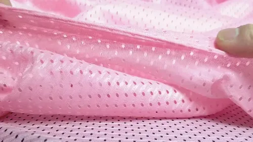 Miniatura 6 de Pico Textiles 1 yarda - Tela de malla de poliéster rosa bebé - Vendido por The Yard - Variedad de colores - Tela de malla atlética duradera, ideal