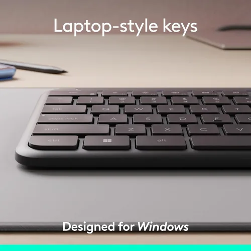 Miniatura 3 de Logitech Signature Slim MK955 Combo para Negocios Edición Copilot, Copilot de Microsoft, Copilot en Windows, Teclado y Mouse Inalámbricos