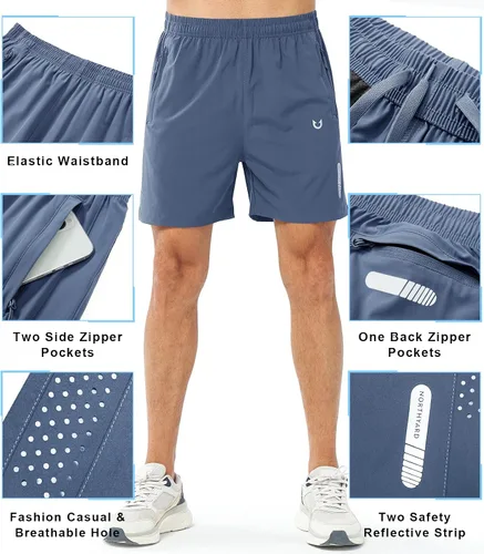 Miniatura 274 de NORTHYARD - Pantalones cortos deportivos para correr para hombres, ligeros, de secado rápido, 7, 5 o 9 pulgadas, para senderismo, deportes, gimnasio