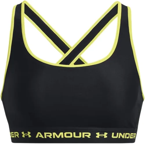 Miniatura 6 de Under Armour - Sujetador deportivo de medio impacto, con espalda cruzada, para mujer