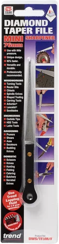 Miniatura 2 de Trend Mini lima cónica de diamante fino de 3 pulgadas para carpintería, jardinería y herramientas domésticas, DWS/TF3M/F