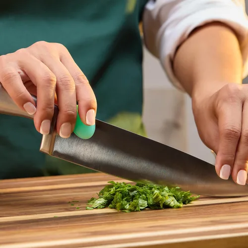 Miniatura 4 de Knife Grip, la herramienta de cocina culinaria indispensable para una mejor comodidad y control para la mayoría de cuchillos de chef, utilidad