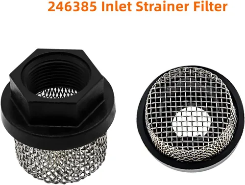 Miniatura 6 de ZLIANGQ 246385 - Filtro de entrada de manguera de 7/8 pulgadas para pistolas de pintura sin aire Graco Ultra 390 395 495, compatible con bombas