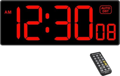 Miniatura 9 de Soobest - Reloj de pared digital con temporizador de cuenta regresiva remoto, temporizador eléctrico de segundos para gimnasio, sala de estar