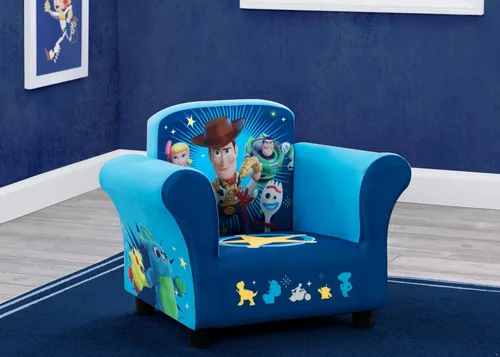 Miniatura 2 de Delta Children Silla tapizada para niños, Toy Story 4